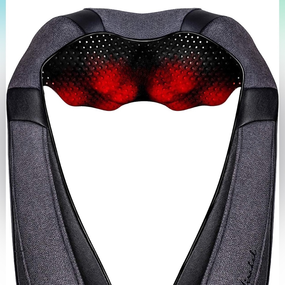 Electric Massager with Heat, Kneading Massage Pillow